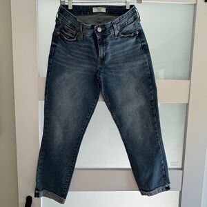 DENIZEN® from Levi's® Women's Mid-Rise Cropped Boyfriend Jeans.  Size 8.  W29.